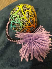 Image 1 of Rainbow Māori Themed Poi