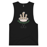 Image 2 of U Got Worms? Men’s drop arm tank top