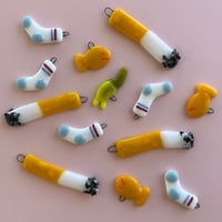 Image 1 of Fused glass charms 