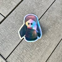 Mother Mary & Baby Jesus Hologram Sticker