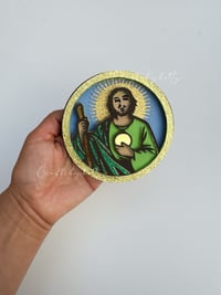 Image 2 of SAN JUDAS PENDANT SVG /ARCHIVO DIGITAL 