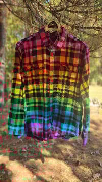 Image 8 of Buffalo Rainbow Flannel