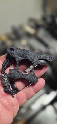 "Angry Anvil" Damascus top finish