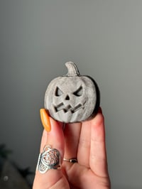 Image 1 of SILVER SHEEN OBSIDIAN PUMPKINS