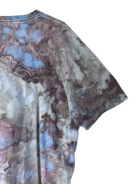 Image 6 of ♻️ UPCYCLED XL Unisex 100% Cotton VANS Graphic Tee in Stormy Skies Watercolor Ice Dye