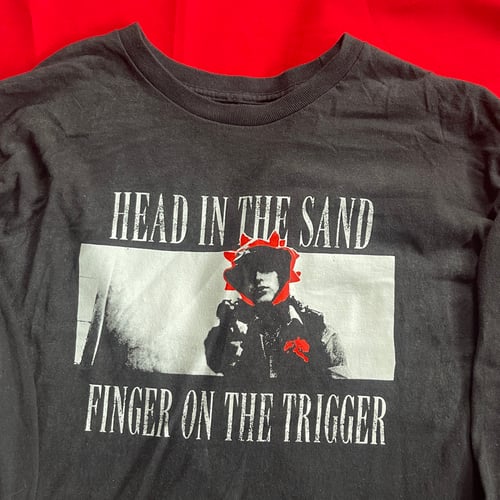 Image of ‘Head In The Sand’ Black Longsleeve