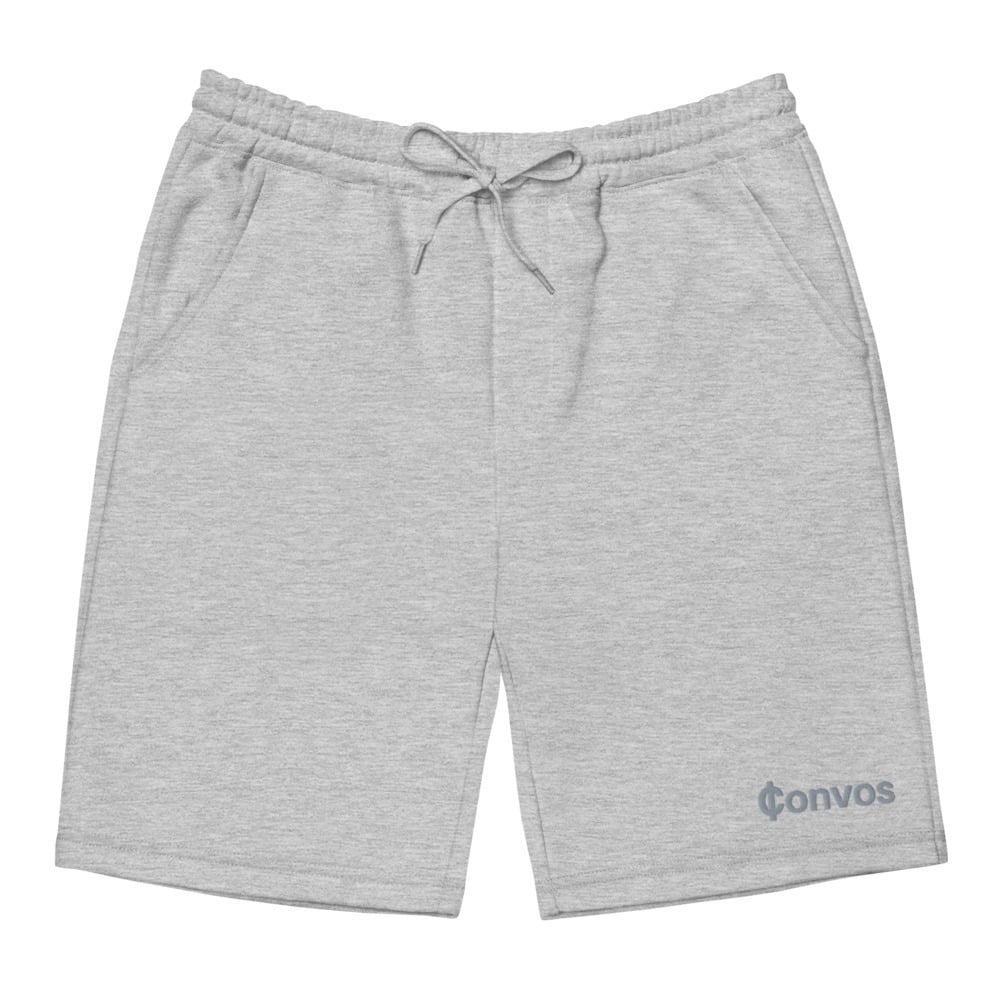 Fleece grey shorts online