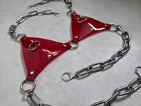 Image 4 of Red PVC Chain Set