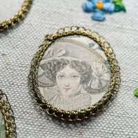 Image 4 of Dollhouse Miniature 1:12 Handmade French fashion pictures