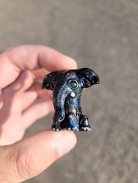 Image 8 of Matalic Blue Baby Elephant Pendant