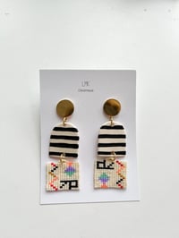 Paire de boucles d'oreilles céramique TISSA 2