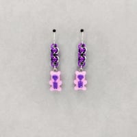 Image 2 of Skele-Bear Earrings