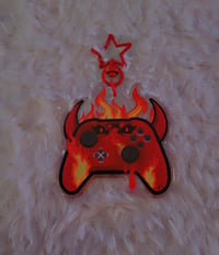 Devil Game Controller Charm