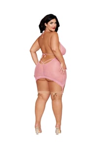 Image 2 of Garter Slip and GString-Queen Size