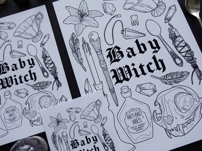Baby Witch Print