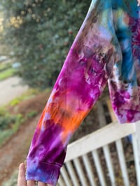 Image 5 of Large Live Fast Eat Trash Tie Dye Hoodie 1