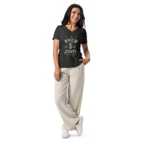 Image 3 of Palm Reader Women’s relaxed V-neck t-shirt