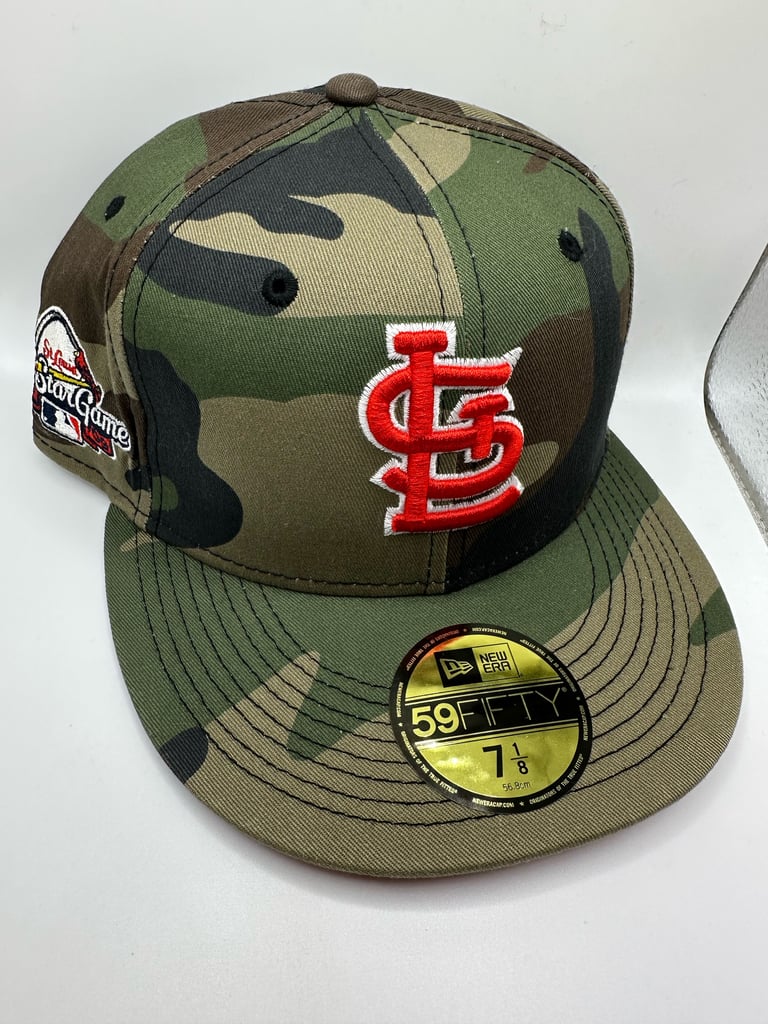 St Louis Cardinals green camo 7 1/8