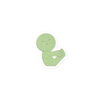 Image 2 of Yoga Smiski Sticker