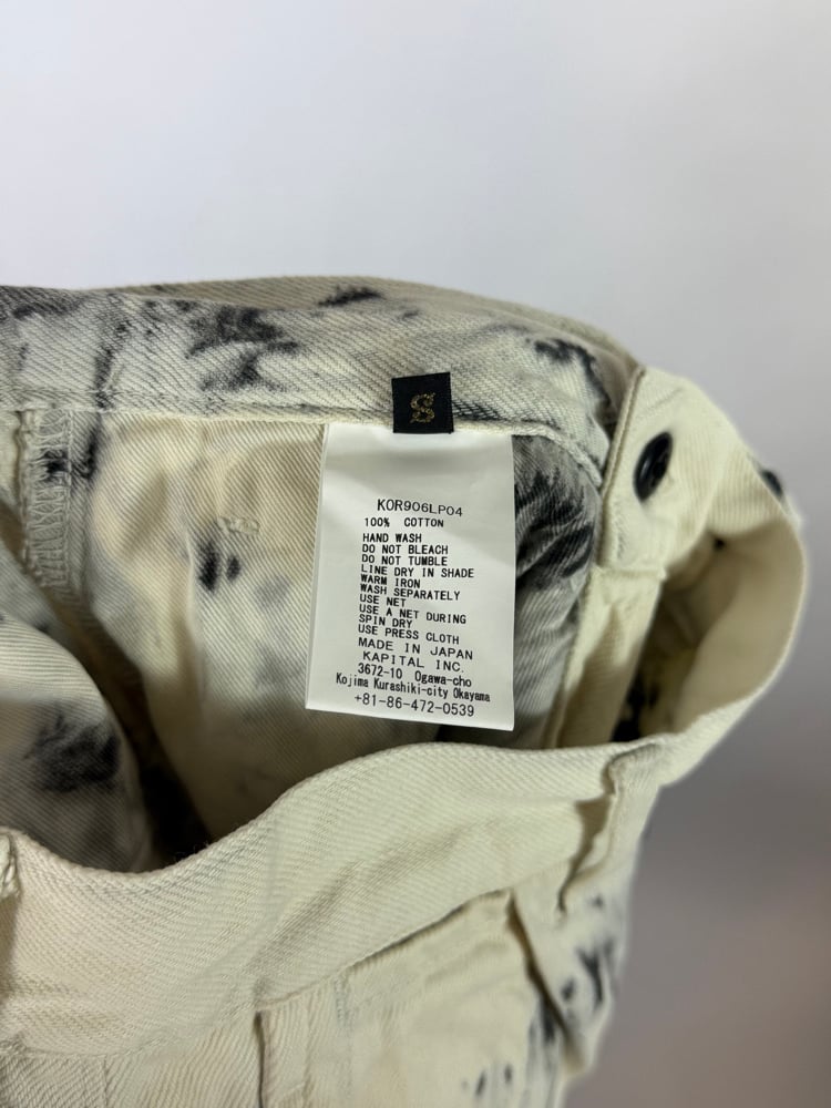 Image of Kapital Kountry Wide-leg Cinch Denim