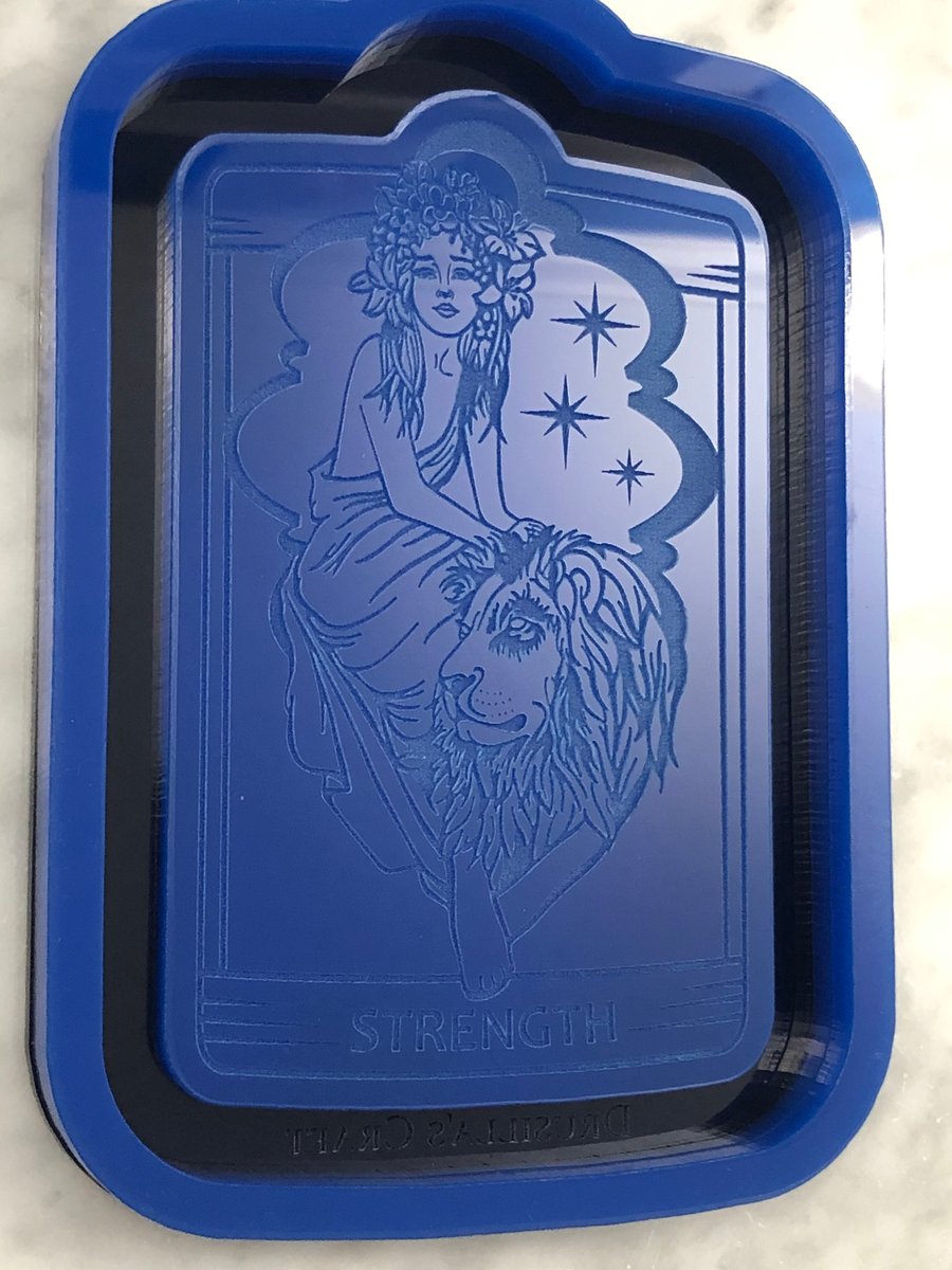 Image of The Strength Tarot Card Silicone Mold