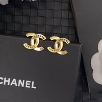 Image 1 of Chanel CC Logo Earrings