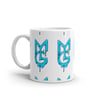 White Glossy MG Logo Mug