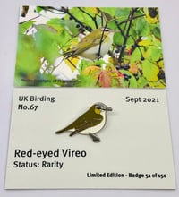 Image 1 of Red-eyed Vireo - No.67 - UK Birding 