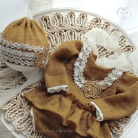 Image 3 of Mustard yellow newborn photoshoot set - Mollie - | girl photo props