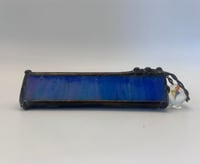 Image 3 of 🔮 Marblescope -4"   Blue - Handmade Stained Glass Kaleidoscope 🌈