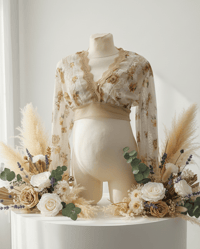Image 1 of Boho top for photoshoot | Adeline | size S-M - floral