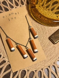 Image 3 of Ceramic Cigarettes Drop Necklace 