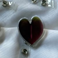 Image 2 of Dark Red Anthirium Badge Reel