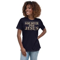 Image 1 of Soldier For Jesus Dark Women's Relaxed T-Shirt