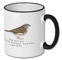 Image 4 of Song Sparrow - No.122 - UK Birding Pins - Enamel Pin Badge