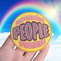 recovering people pleaser sticker