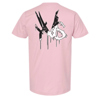 Image 2 of You Vs. Society Tee Shirt - Pink/Black/White