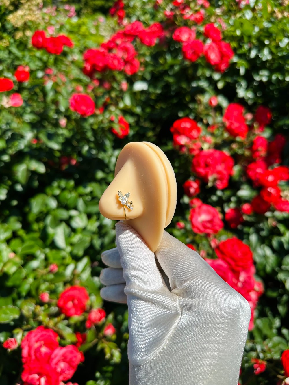 Image of Double Mini Butterfly Nose Cuff