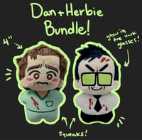 Image 1 of Dan and Herbie 4” Plush BUNDLE! (PREORDER)