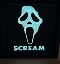 Image 3 of Ghostface 6x6 inch  carvicture 