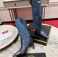 Image 4 of GIDDY RIBBON RED BOTTOM BOOTS