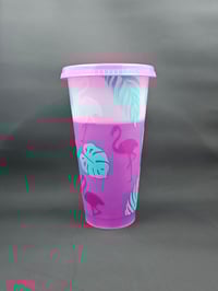 Image 4 of Flamingo Color Changing Cup