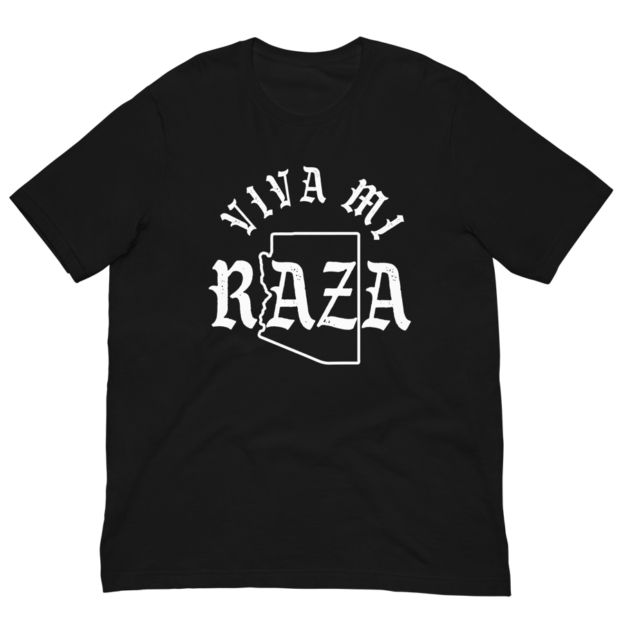 Image of LOWER AZ VIVA MI RAZA Unisex t-shirt