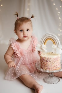 Image 1 of Cake smash Rainbow Topper, Cake Smash Decoration
