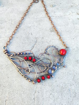 Fire necklace 