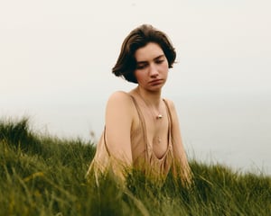 Image of LOWOOL - Big Ball Silver Necklace