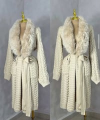 Image 1 of Fancy cardigan fur sweater 