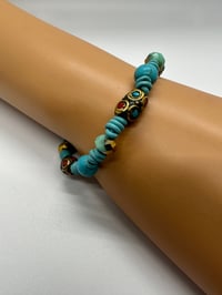 Image 3 of Knotted leather bracelet