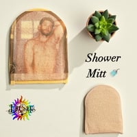 Jensen Ackles shower mitt