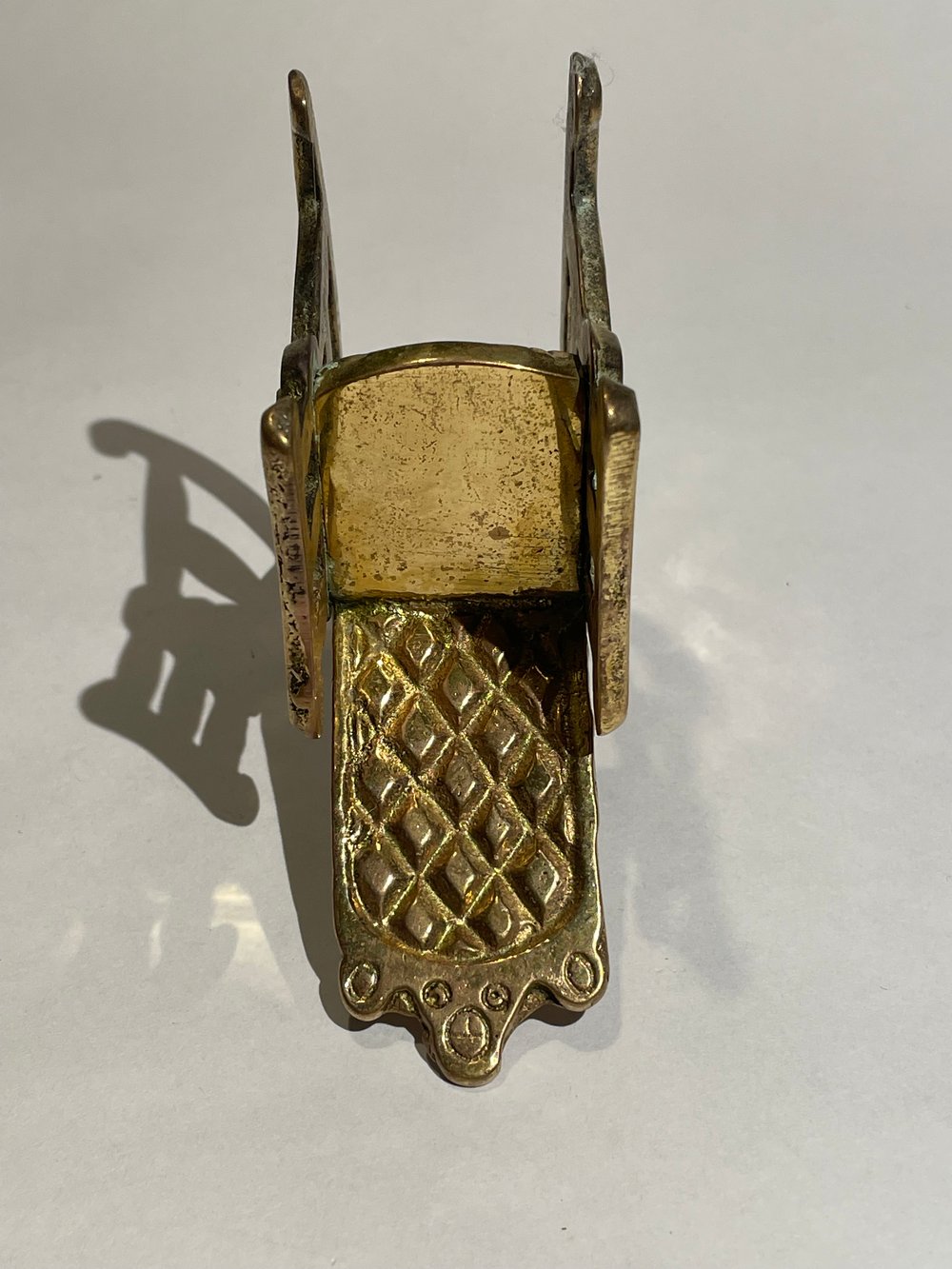 Image of Small Brass Rocking Chair
